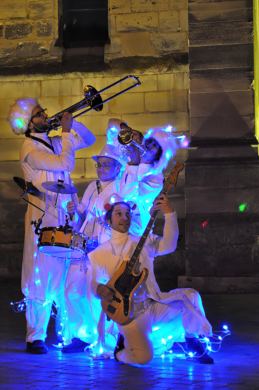 Les musiciens scintillants de Noël