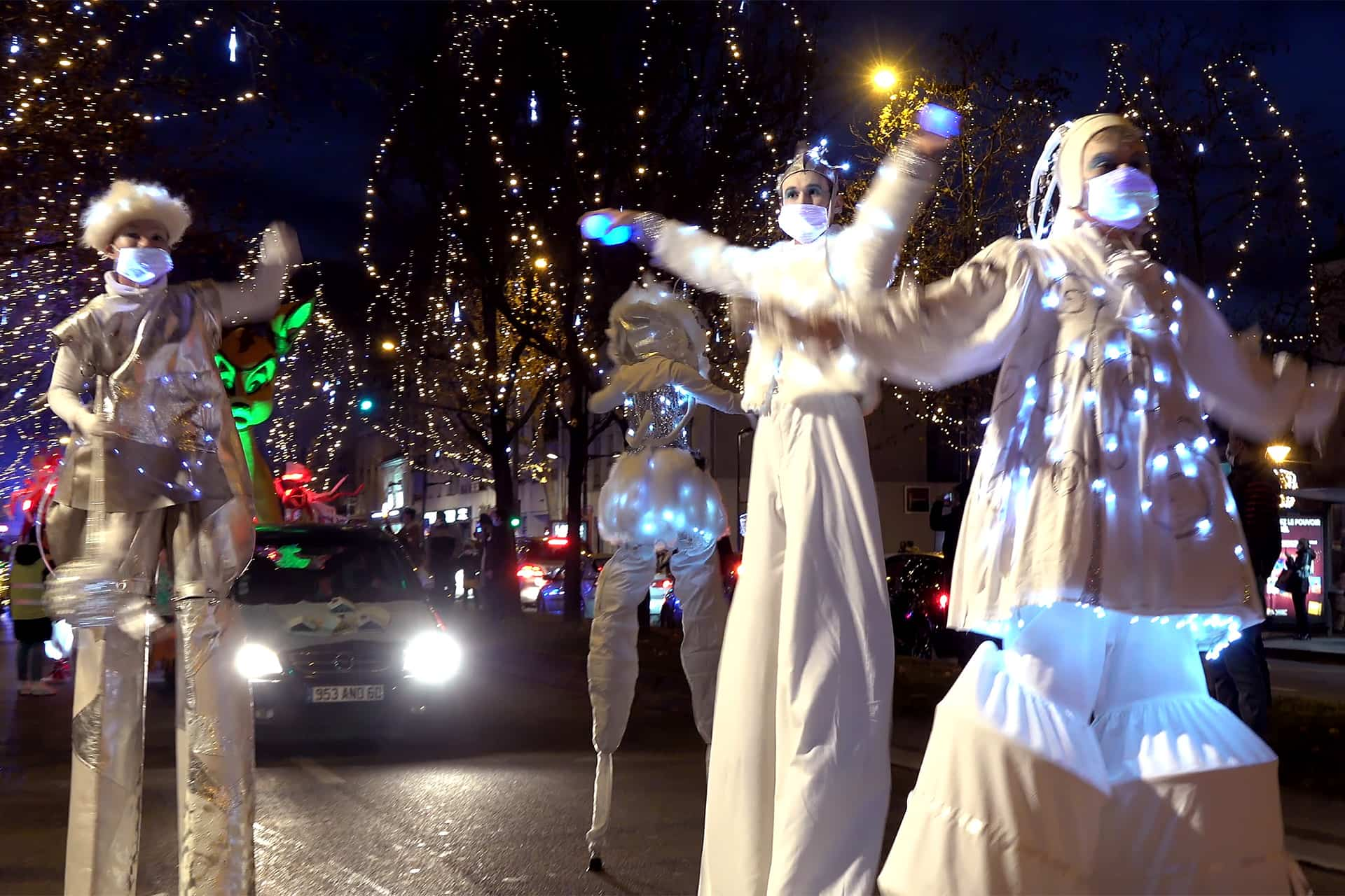 Les elfes scintillants de Noël